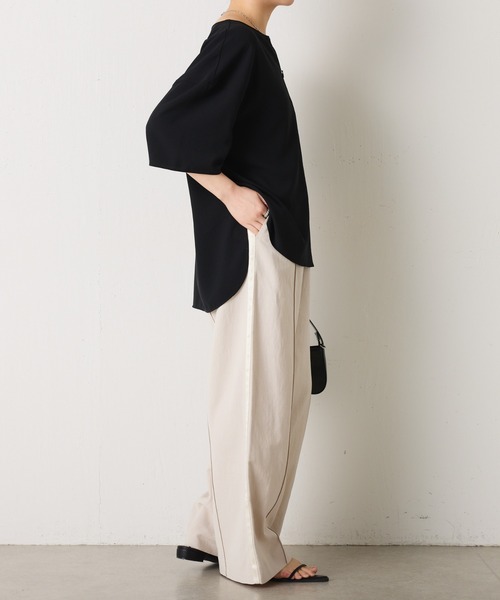 セール】ジャージタックスリーブブラウス/セットアップ可/WEB