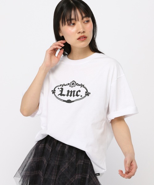 Tシャツ・カットソー LMC GOTHIC OVAL TEE white 0LM23STS152WHT セール】【UNISEX】LMC／GOTHIC OVAL TEE（Tシャツ/カットソー
