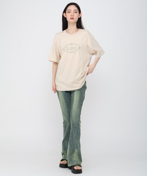 LMCの「【UNISEX】LMC/GOTHIC OVAL TEE(Tシャツ/カットソー・レディース・ホワイト/ブラック/クリーム・MEDIUM/LARGE/SMALL)」の4枚目の写真