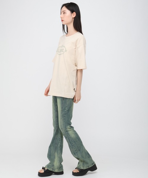 LMCの「【UNISEX】LMC/GOTHIC OVAL TEE(Tシャツ/カットソー・レディース・ホワイト/ブラック/クリーム・MEDIUM/LARGE/SMALL)」の5枚目の写真