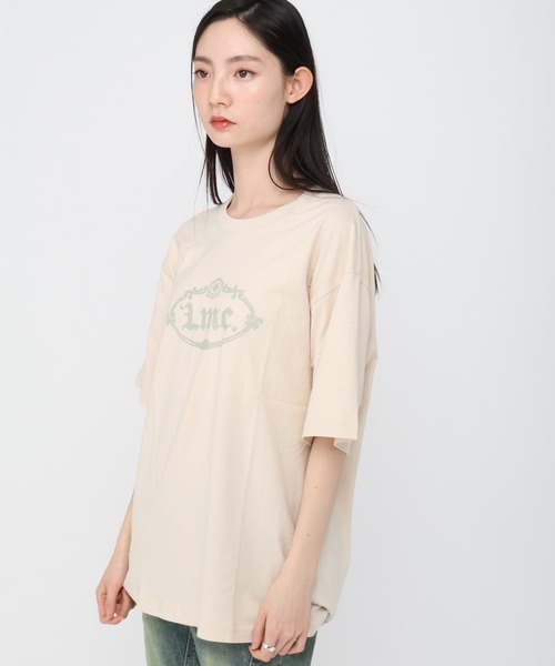 Tシャツ・カットソー LMC GOTHIC OVAL TEE white 0LM23STS152WHT セール】【UNISEX】LMC/GOTHIC OVAL TEE(Tシャツ/カットソー