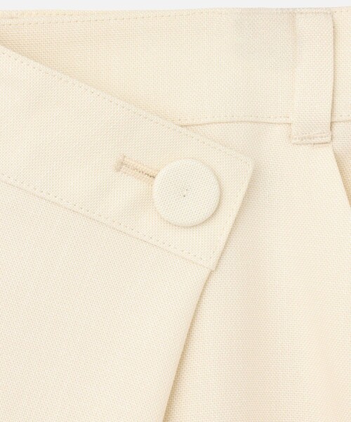 LOULOU WILLOUGHBY（ルルウィルビー）の「【LOULOU WILLOUGHBY】アシメタックワイドパンツ（その他パンツ・レディース・アイボリー/ブラック・2/1）」の6枚目の写真