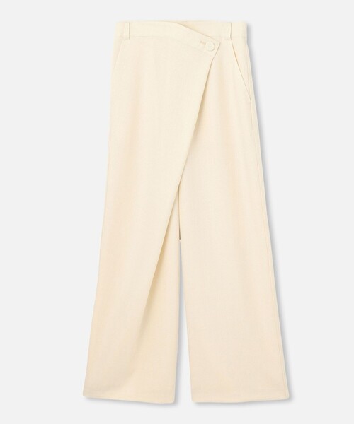 LOULOU WILLOUGHBY（ルルウィルビー）の「【LOULOU WILLOUGHBY】アシメタックワイドパンツ（その他パンツ・レディース・アイボリー/ブラック・2/1）」の20枚目の写真