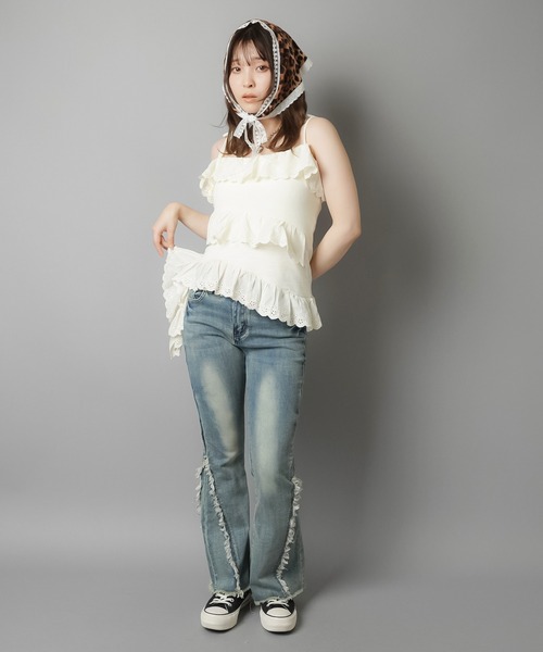 SPINNS(スピンズ)の「バブーシュカ/ヘアバンド/ヒョウ柄レース/レオパード(その他ヘアアクセサリー・レディース・ベージュ・ONESIZE)」の9枚目の写真