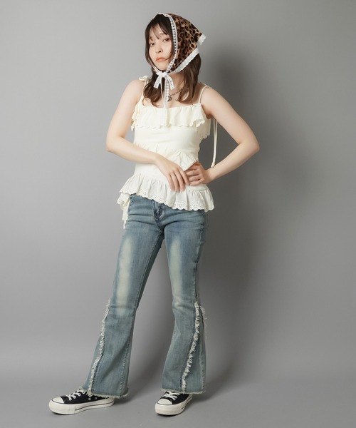 SPINNS(スピンズ)の「バブーシュカ/ヘアバンド/ヒョウ柄レース/レオパード(その他ヘアアクセサリー・レディース・ベージュ・ONESIZE)」の10枚目の写真