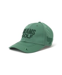 BEAMS GOLF 緑色キャップ BEAMS GOLF（ビームス ゴルフ）〈WOMEN〉ロゴ立体刺繍 キャップ