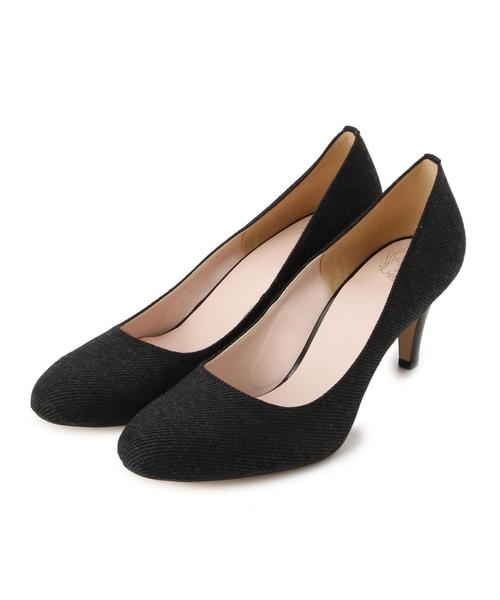 Boisson Chocolat(ボワソンショコラ)の「B KFラウンドプレーンパンプス70D(パンプス・レディース・ブラック/レッド/ネイビー・25cm/23cm/22.5cm/23.5cm/22cm/25.5cm/24.5cm/24cm)」の2枚目の写真