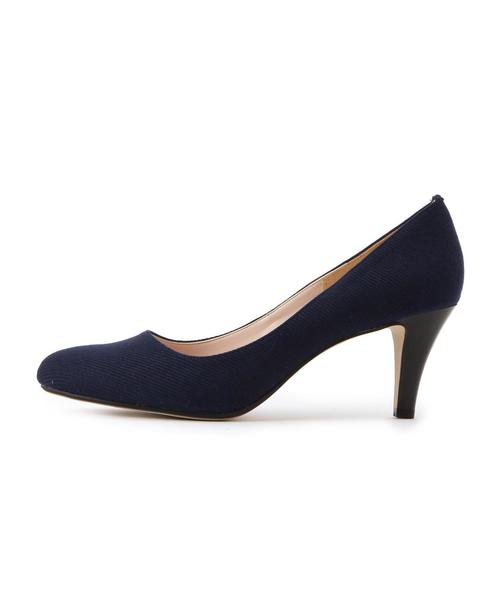 Boisson Chocolat(ボワソンショコラ)の「B KFラウンドプレーンパンプス70D(パンプス・レディース・ブラック/レッド/ネイビー・25cm/23cm/22.5cm/23.5cm/22cm/25.5cm/24.5cm/24cm)」の4枚目の写真