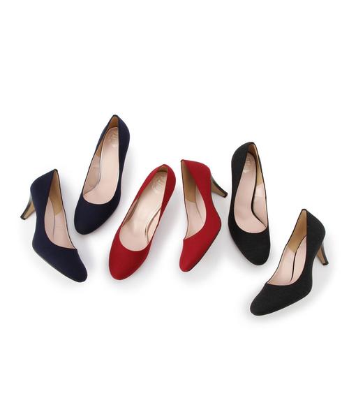 Boisson Chocolat(ボワソンショコラ)の「B KFラウンドプレーンパンプス70D(パンプス・レディース・ブラック/レッド/ネイビー・25cm/23cm/22.5cm/23.5cm/22cm/25.5cm/24.5cm/24cm)」の11枚目の写真