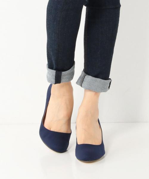 Boisson Chocolat(ボワソンショコラ)の「B KFラウンドプレーンパンプス70D(パンプス・レディース・ブラック/レッド/ネイビー・25cm/23cm/22.5cm/23.5cm/22cm/25.5cm/24.5cm/24cm)」の12枚目の写真