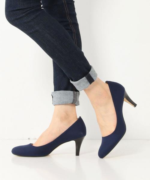 Boisson Chocolat(ボワソンショコラ)の「B KFラウンドプレーンパンプス70D(パンプス・レディース・ブラック/レッド/ネイビー・25cm/23cm/22.5cm/23.5cm/22cm/25.5cm/24.5cm/24cm)」の13枚目の写真