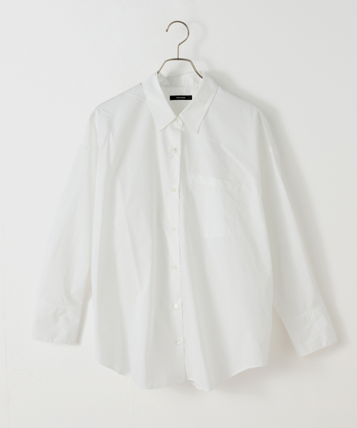 JOURNAL STANDARD（ジャーナルスタンダード）の「APESCO TCタイプライターシャツ（シャツ/ブラウス・レディース・ホワイト/グリーン/サックスブルー・FREE）」の2枚目の写真