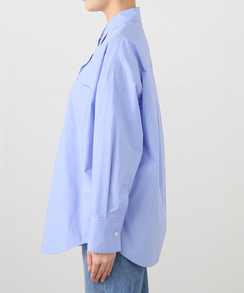 JOURNAL STANDARD（ジャーナルスタンダード）の「APESCO TCタイプライターシャツ（シャツ/ブラウス・レディース・ホワイト/グリーン/サックスブルー・FREE）」の13枚目の写真