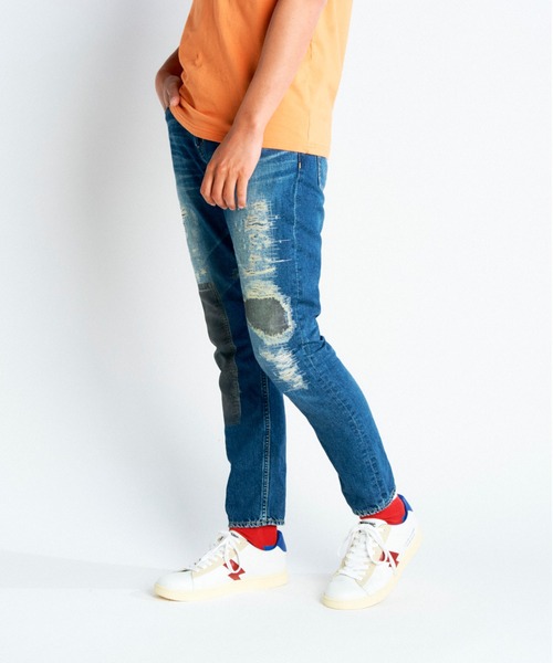 HYSTERIC GLAMOUR（ヒステリックグラマー）の「ダメージ加工デニムパンツ（デニムパンツ・メンズ・ブルー・31inch）」の3枚目の写真