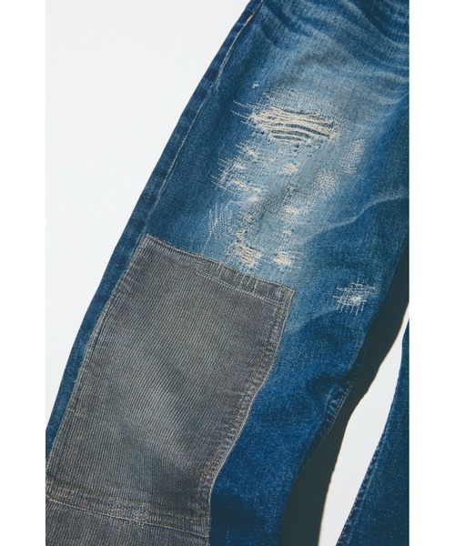 HYSTERIC GLAMOUR（ヒステリックグラマー）の「ダメージ加工デニムパンツ（デニムパンツ・メンズ・ブルー・31inch）」の7枚目の写真