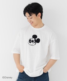 〈ディズニー〉ミッキーマウス/半袖Tシャツ