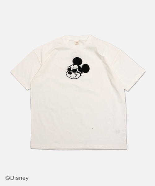タイムセール！貴重！ミッキーマウス☆アイスバーグ　半袖　シャツ　白　Disney Disney tシャツ Disney/ディズニー ミッキー＆フレンズ ワン