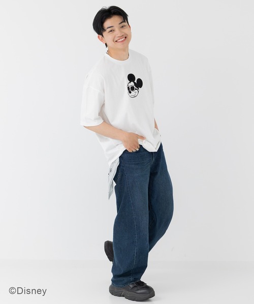 boohoo MAN★半袖 ディズニー ミッキーマウス トップス Tシャツ セール】〈ディズニー〉ミッキーマウス/半袖Tシャツ（Tシャツ