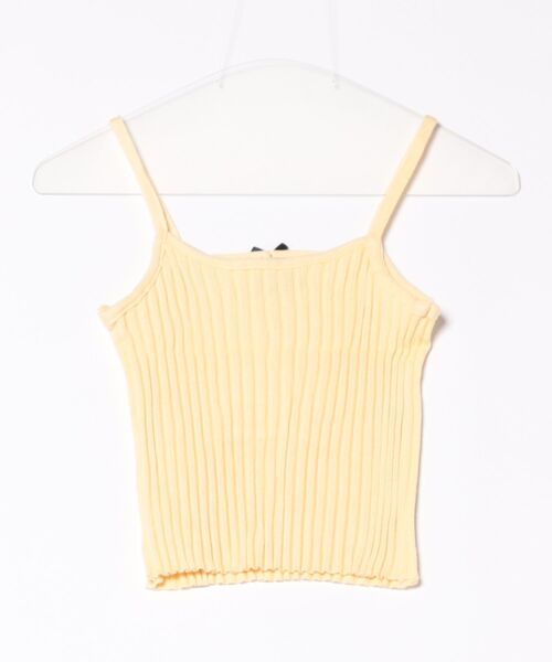 PRIVATE  BEACH（プライベートビーチ）の「リボン付きキャミソールトップス（タンクトップ・レディース・イエロー/ホワイト/ブラック・FREE）」の19枚目の写真