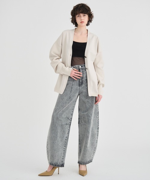 ニット セーター 「RITAN/リタン」Arch Sleeve Knit Cardican/アーチスリーブニットカーディガン レディース RITAN/リタン】Arch Sleeve Knit Cardican/アーチスリーブニット