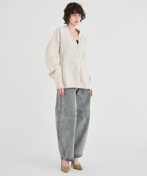 ニット セーター 「RITAN/リタン」Arch Sleeve Knit Cardican/アーチスリーブニットカーディガン レディース RITAN/リタン】Arch Sleeve Knit Cardican/アーチスリーブニット