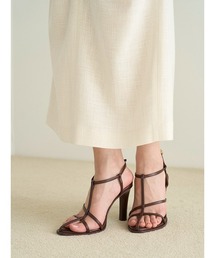 SNIDEL | ラインヒールサンダル(サンダル)
