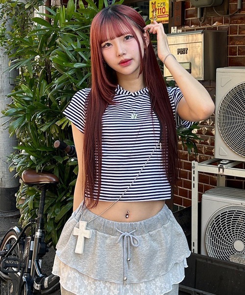 tシャツ A'GEM/9 × .kom 「muah muah/ムーアムーア」HOOD CAP SLEEVE T-SHIRT/フードスリーブレス TEE A'GEM/9 × .kom 『muah muah/ムーアムーア』HOOD CAP SLEEVE T