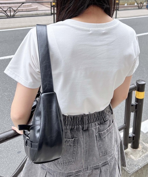 INGNI（イング）の「ガールロゴTシャツ（Tシャツ/カットソー・レディース・ブラック/オフホワイト/ホワイト×ブラック・M）」の18枚目の写真