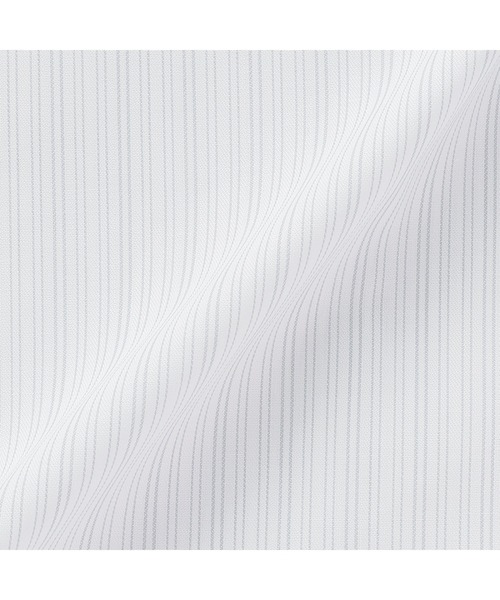 TOKYO SHIRTS(トウキョウシャツ)の「【透け防止】 形態安定ノーアイロン スキッパー 7分袖ビジネスワイシャツ(ビジネスシャツ・レディース・グレー・XL/LL/S/M/L)」の5枚目の写真