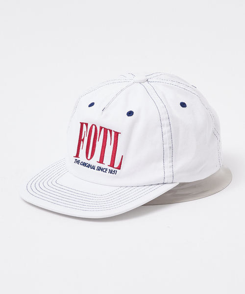 FRUIT OF THE LOOM(フルーツオブザルーム)の「FRUIT OF THE LOOM / FTL EX ACCENT STITCH CAP /ロゴキャップ/ユニセックス(キャップ・メンズ・ブラック/ホワイト/グリーン/ブラウン・フリー)」の7枚目の写真