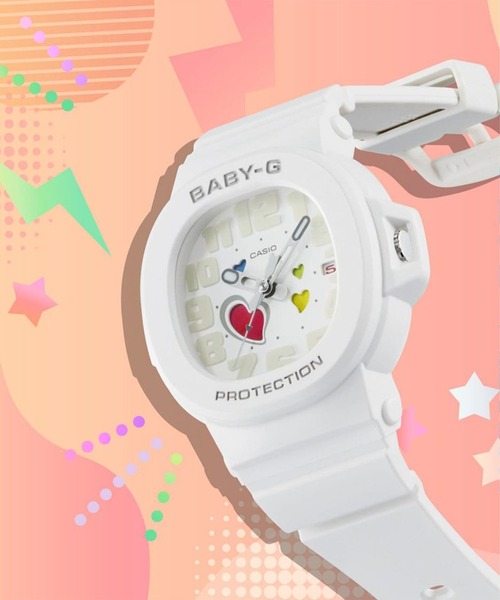 G-SHOCK(ジーショック)の「BABY-G/ベイビージー 腕時計 BGA-10-3AJF(アナログ腕時計・レディース・ライム・FREE)」の4枚目の写真