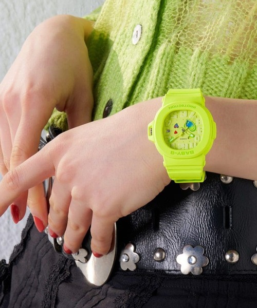 G-SHOCK(ジーショック)の「BABY-G/ベイビージー 腕時計 BGA-10-3AJF(アナログ腕時計・レディース・ライム・FREE)」の3枚目の写真
