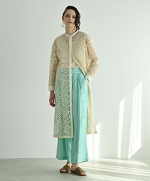 RAW FUDGE | チュール刺繍シャツチュニック(チュニック)