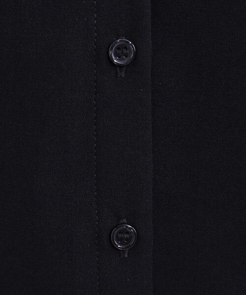 SHOO・LA・RUE（シューラルー）の「【洗える/プチプラ】大人の抜け感をプラスする バンドカラーシャツ（シャツ/ブラウス・レディース・ブラウン系/ブラック/ライトグレー/ブルーグリーン・04/01/02/03）」の12枚目の写真