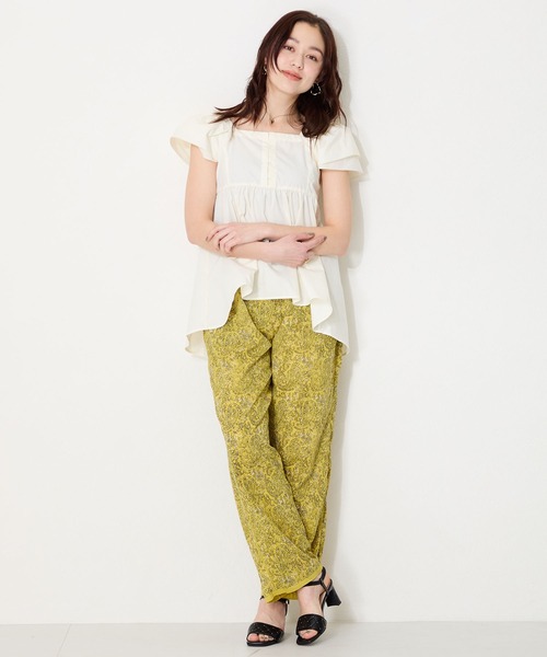 ORiental TRaffic（オリエンタルトラフィック）の「キルティング×スタッズヒールサンダル/51229（サンダル・レディース・ブラック/ピンク/ホワイト・S/M/L/LL）」の18枚目の写真