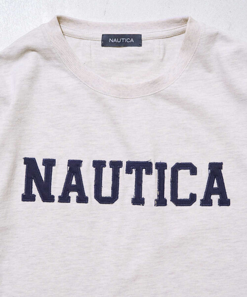 FREAK'S STORE(フリークスストア)の「NAUTICA/ノーティカ アップリケロゴTシャツ(Tシャツ/カットソー・レディース・カモフラージュ/ライトグレー/チャコールグレー/ピンク・フリ-)」の9枚目の写真