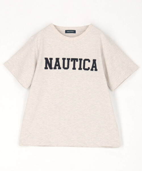 FREAK'S STORE(フリークスストア)の「NAUTICA/ノーティカ アップリケロゴTシャツ(Tシャツ/カットソー・レディース・カモフラージュ/ライトグレー/チャコールグレー/ピンク・フリ-)」の12枚目の写真