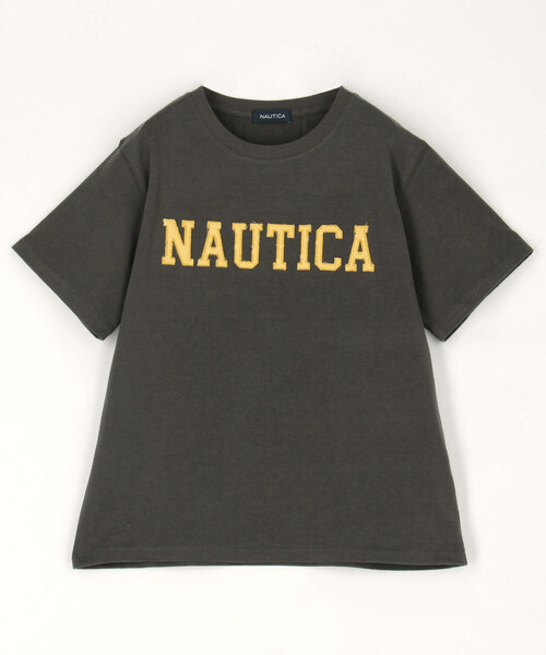 FREAK'S STORE(フリークスストア)の「NAUTICA/ノーティカ アップリケロゴTシャツ(Tシャツ/カットソー・レディース・カモフラージュ/ライトグレー/チャコールグレー/ピンク・フリ-)」の16枚目の写真