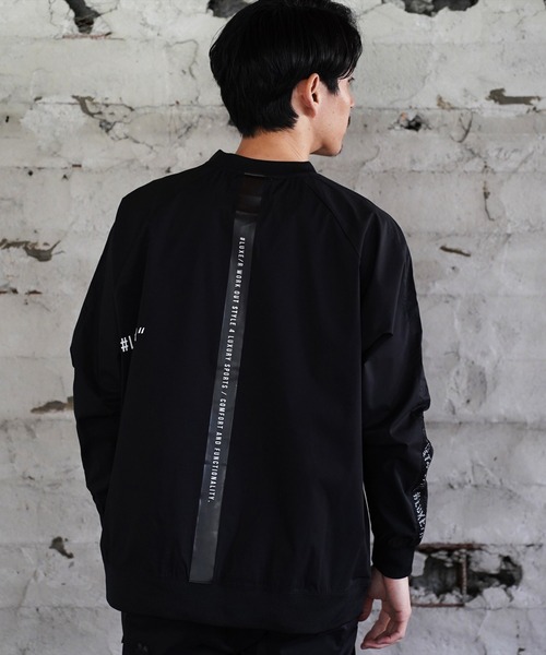 LUXE/R GOLF(ラグジュ ゴルフ)の「(RM)【LUXE/R GOLF】ストレッチ クロス メッシュ 切り替え プルオーバー シャツ(スウェット・メンズ・チャコールグレー/ブラック/ベージュ・L/XL/M)」の16枚目の写真