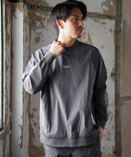 LUXE/R GOLF(ラグジュ ゴルフ)の「(RM)【LUXE/R GOLF】ストレッチ クロス メッシュ 切り替え プルオーバー シャツ(スウェット・メンズ・チャコールグレー/ブラック/ベージュ・L/XL/M)」の21枚目の写真