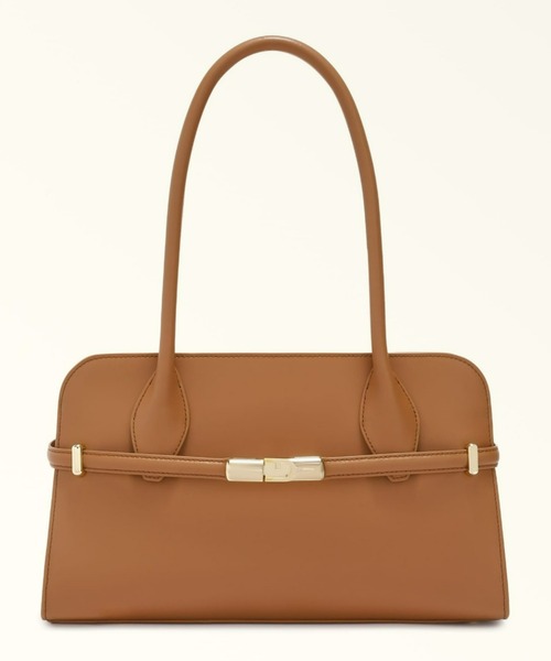 FURLA（フルラ）の「フルラ ゴッチャ ハンドバッグ M（トートバッグ・レディース・ブラウン/カーキ/ブラック・ONE SIZE）」の2枚目の写真