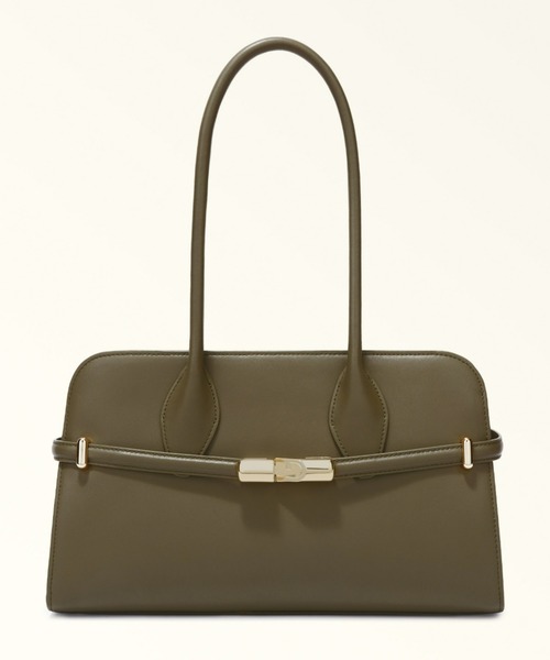 FURLA（フルラ）の「フルラ ゴッチャ ハンドバッグ M（トートバッグ・レディース・ブラウン/カーキ/ブラック・ONE SIZE）」の3枚目の写真