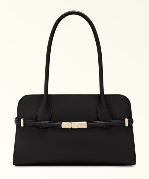 FURLA ブラック キルティング ハンドバッグ FURLA（フルラ）の「Furla - キルティング ハンドバッグ - women