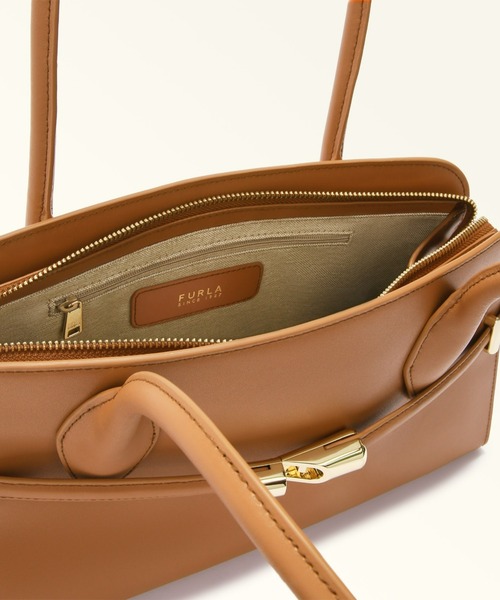 FURLA（フルラ）の「フルラ ゴッチャ ハンドバッグ M（トートバッグ・レディース・ブラウン/カーキ/ブラック・ONE SIZE）」の7枚目の写真