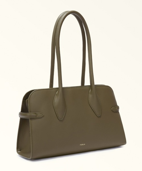 FURLA（フルラ）の「フルラ ゴッチャ ハンドバッグ M（トートバッグ・レディース・ブラウン/カーキ/ブラック・ONE SIZE）」の8枚目の写真