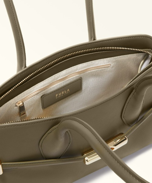 FURLA（フルラ）の「フルラ ゴッチャ ハンドバッグ M（トートバッグ・レディース・ブラウン/カーキ/ブラック・ONE SIZE）」の9枚目の写真