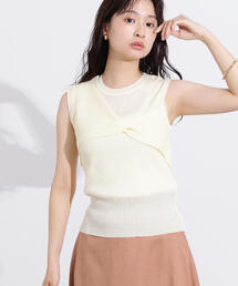 N.（N. Natural Beauty Basic） | フロントツイストリブニット(ニット/セーター)