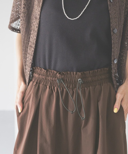 GLOBAL WORK(グローバルワーク)の「遮熱撥水/イージーパンツ/494088(その他パンツ・レディース・ブラック/ベージュ/ブラウン・MEDIUM/LARGE)」の11枚目の写真