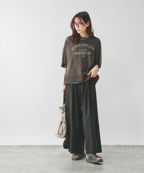 GLOBAL WORK(グローバルワーク)の「遮熱撥水/イージーパンツ/494088(その他パンツ・レディース・ブラック/ベージュ/ブラウン・MEDIUM/LARGE)」の12枚目の写真