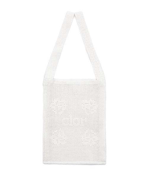 clor(クロル)の「CROCHET MARKET BAG(ショルダーバッグ・レディース・ホワイト/クリーム/ブルー・ONE SIZE)」の2枚目の写真